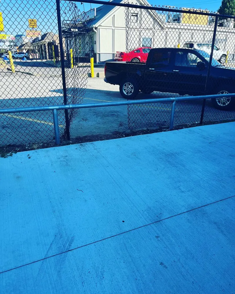 Chain-link fence pipe rail, welding job by KC Ironcore